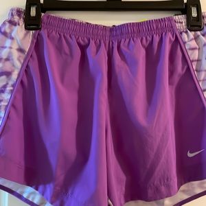 NWT Girls Nike Purple Dri-Fit Running Shorts size XL